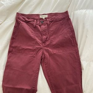 Madewell Stovepipe Fatigue Pants